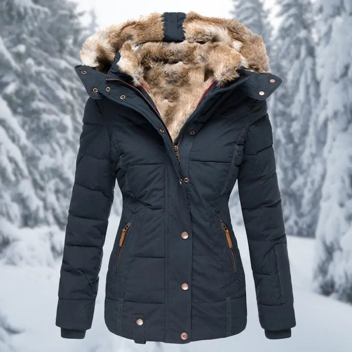 Elegante Dames Winterjas - Warmte & Stijl