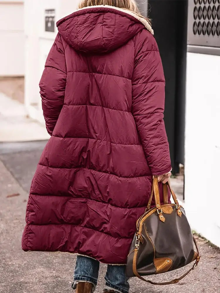 Warme en Comfortabele Dames Winterjas met Teddy Voering