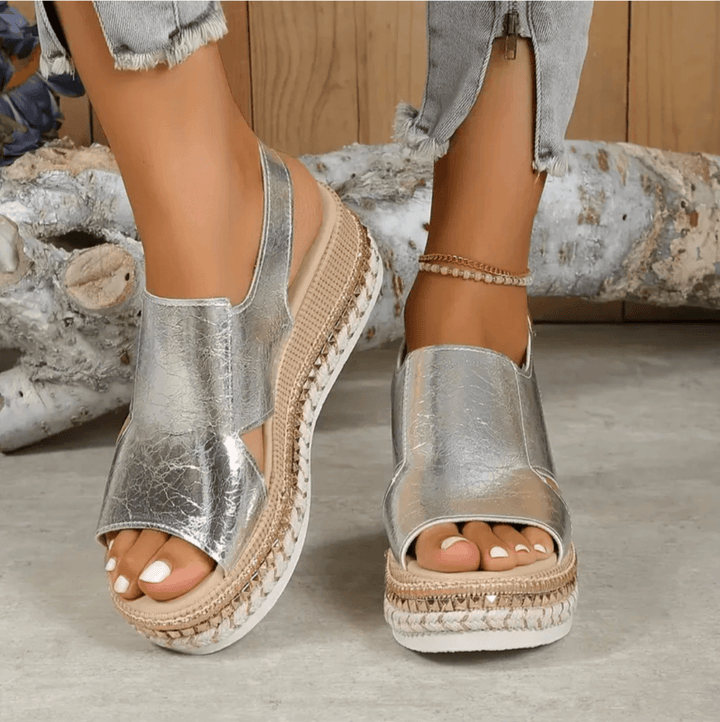Dames Elegante Plateau Sandalen