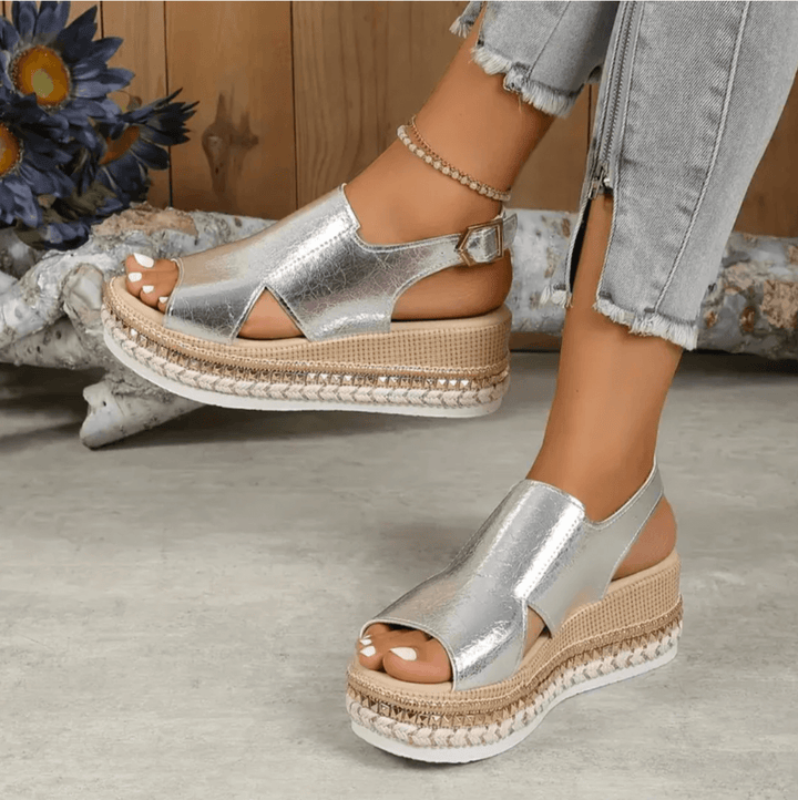 Dames Elegante Plateau Sandalen