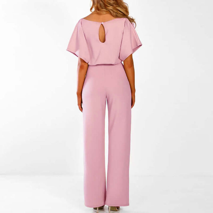 Elegante dames jumpsuit met ceintuur