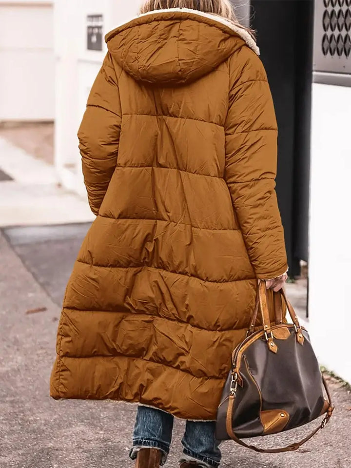 Warme en Comfortabele Dames Winterjas met Teddy Voering