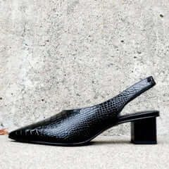 Elegante Orhtopedische Croco Pumps voor Dames