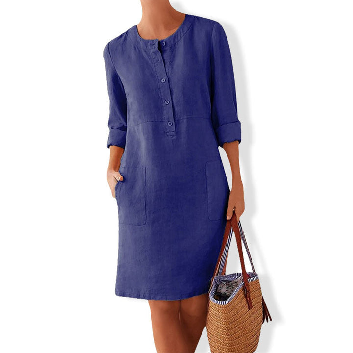 Adelle™ zomerjurk, modieuze en luchtige vrouwenkleding, ideaal als elegante strandjurk voor dames.