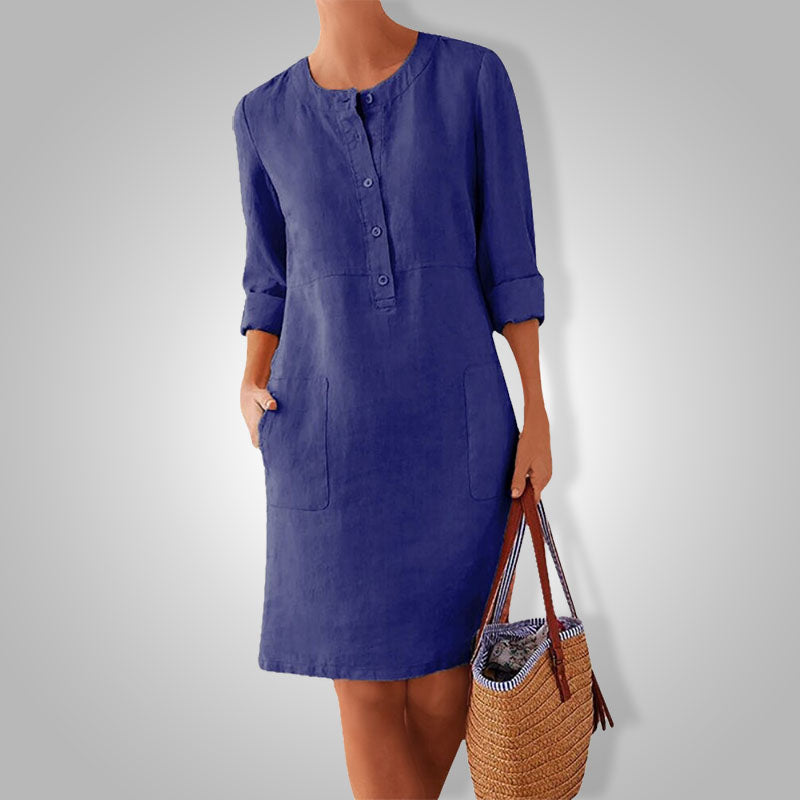 Stijlvolle Adelle™ zomerjurk; een modieuze en comfortabele elegante damesjurk voor de nieuwe collectie.