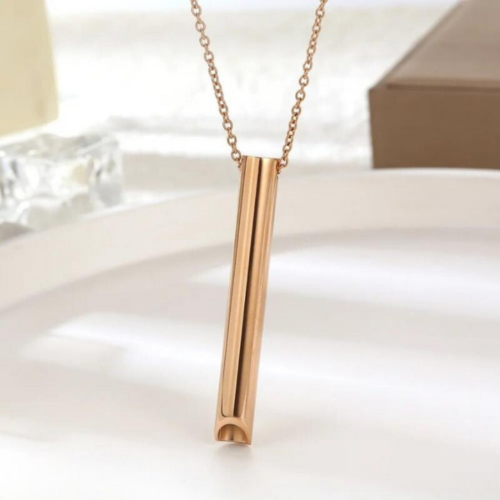 Ademketting draagbaar om de hals, ondersteunt jou op weg naar een rookvrij leven. Voor stressvermindering en meer welzijn.
