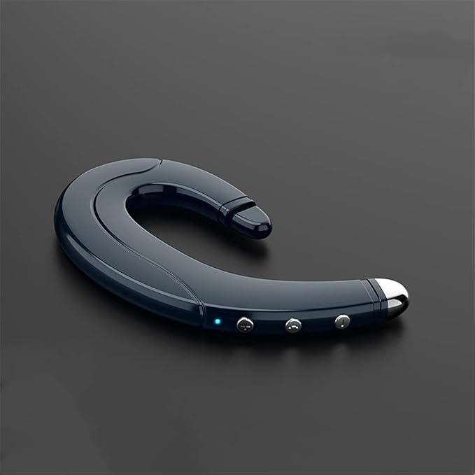 Sportieve AeroVibe bone conduction headset, draadloos luisteren naar muziek en bellen tijdens het sporten.
