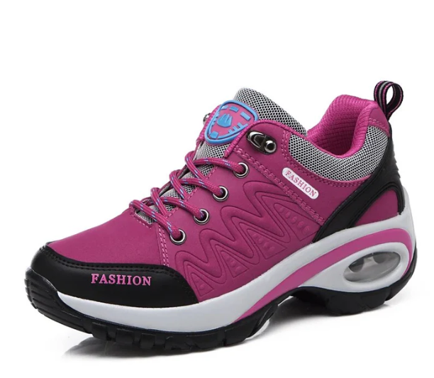 Comfortabele Alessa orthopedische dames wandelschoenen met anti-slip zool voor gezonde voeten en steun.
