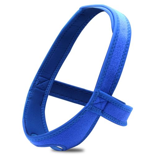 Anti-snurk kinband van neopreen, verstelbaar, zacht en comfortabel, bevordert neusademhaling en voorkomt snurken.
