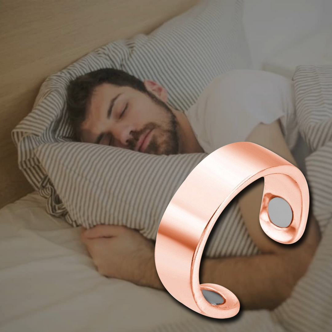 Siliconen anti-snurkring, comfortabel om aan de pink te dragen, verbetert de slaapkwaliteit door zachte druk.