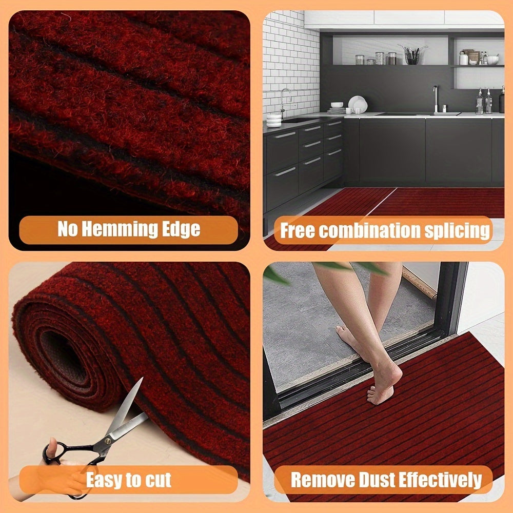 Moderne wasbare loper, antislip en weerbestendig, perfect voor keuken en buitenruimtes.