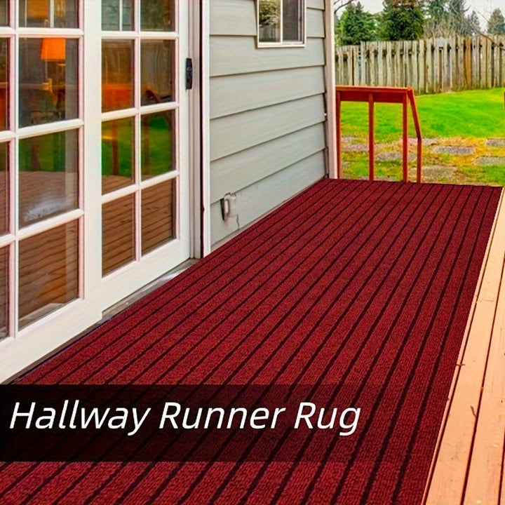 Stijlvolle wasbare loper met antislip rug, voor een veilige en nette hal, binnen en buiten.