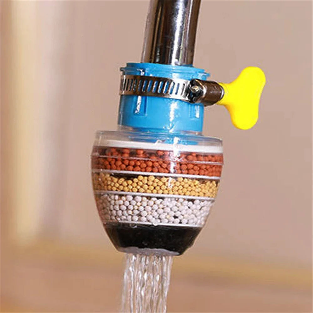 AquaPure kraanfilter voor zuiver water en waterbesparing. Eenvoudig te installeren keukenaccessoire.