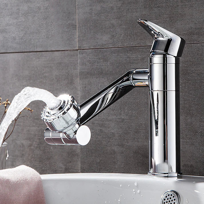 Universele waterbesparende AquaTwirl keukenkraan met modern design, ideaal voor elke keuken.