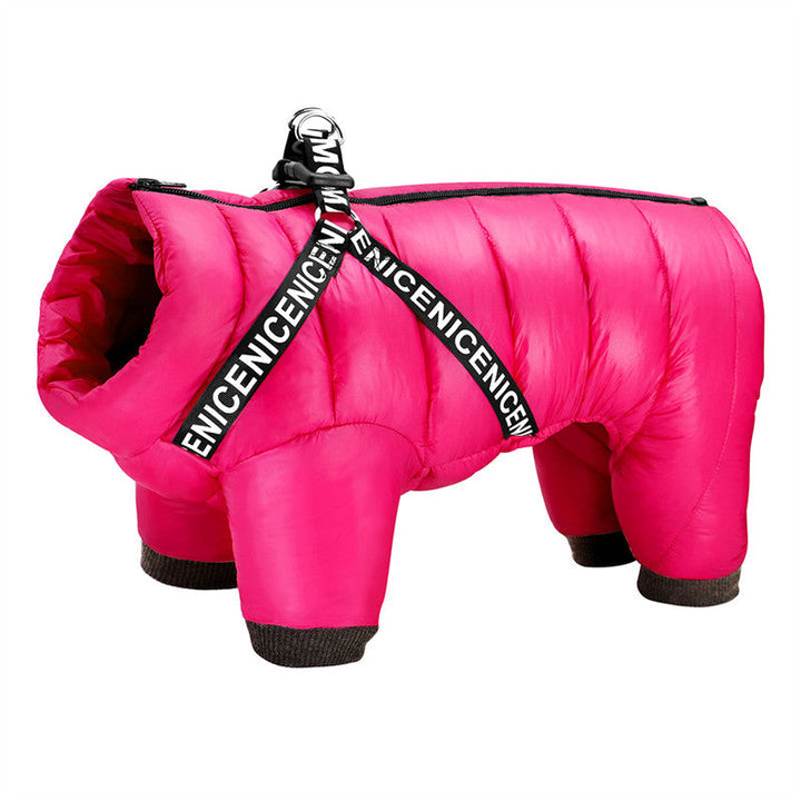 Stijlvolle ArcticPaws winterjas voor honden, biedt optimale bescherming en warmte tegen de kou voor uw hond.
