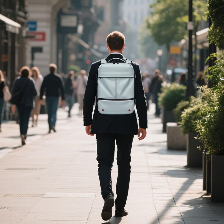 Duurzame Arvid unisex rugzak, waterdicht met vacuümcompressie voor korte trips.
