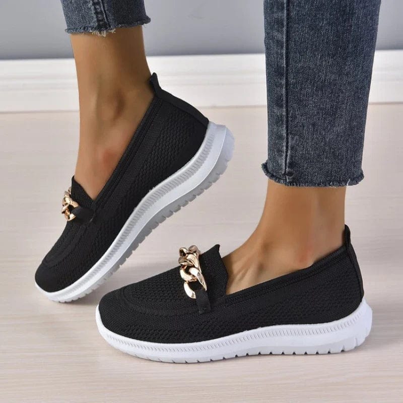 Ademende orthopedische damesschoenen met antislipzool in elegant ontwerp, ideaal voor comfort en stijl.