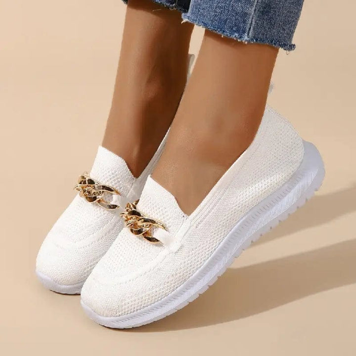 Ademende orthopedische damesschoenen met antislipzool in elegant ontwerp, ideaal voor comfort en stijl.