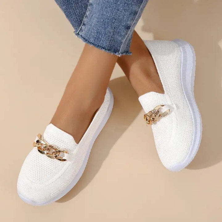 Ademende orthopedische damesschoenen met antislipzool in elegant ontwerp, ideaal voor comfort en stijl.
