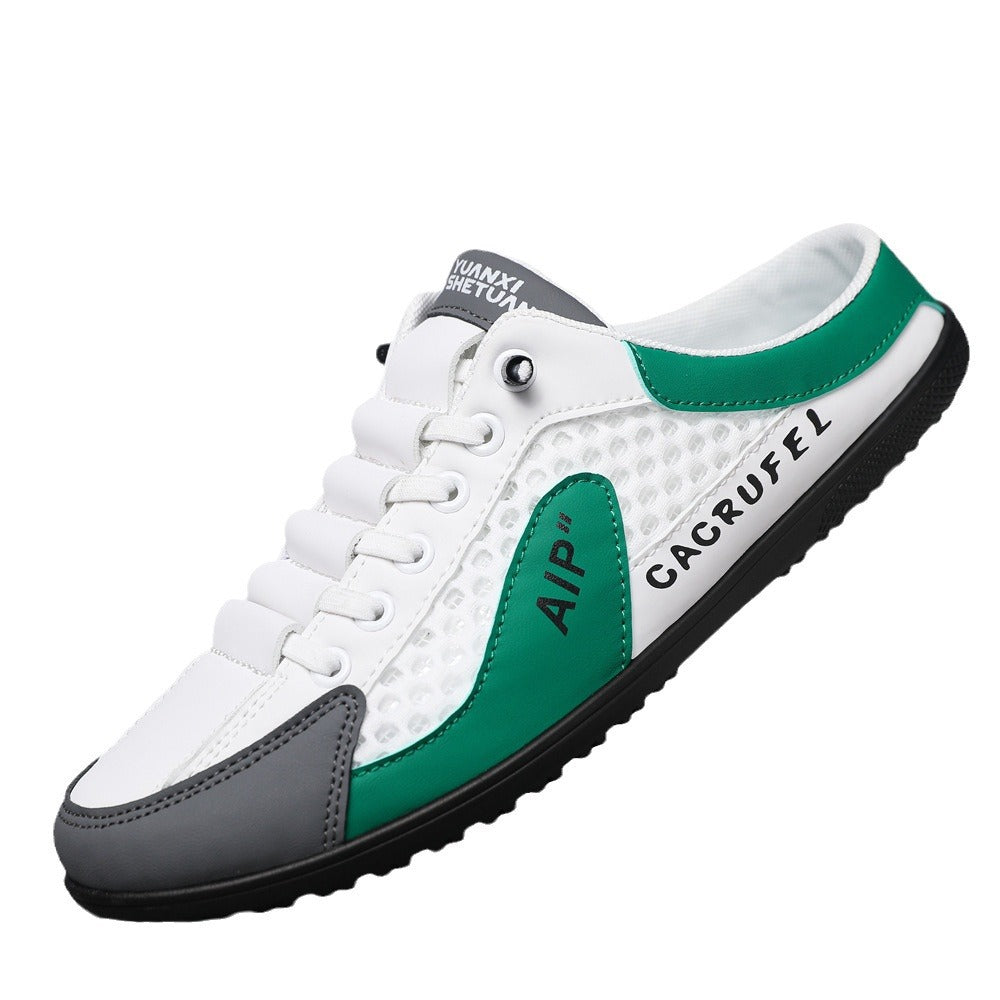 Ademende heren slip-on sneakers van mesh, lichtgewicht, met stevige zolen, in een modern design voor dagelijks comfort.