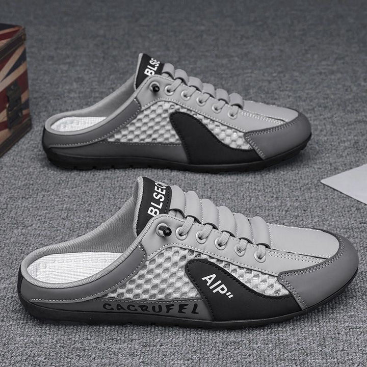 Ademende heren slip-on sneakers van mesh, lichtgewicht, met stevige zolen, in een modern design voor dagelijks comfort.
