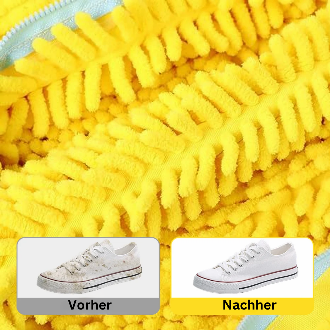Ademende schoenwaszak voor de wasmachine, beschermt en verzorgt diverse schoentypes, robuust en veilig.