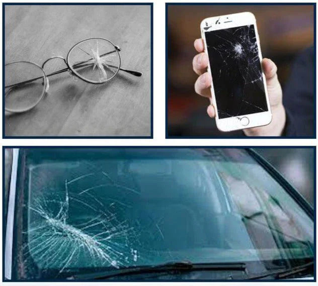 Effectieve auto voorruit reparatie van een kleine barst met deze handige glas herstel kit voor auto's.
