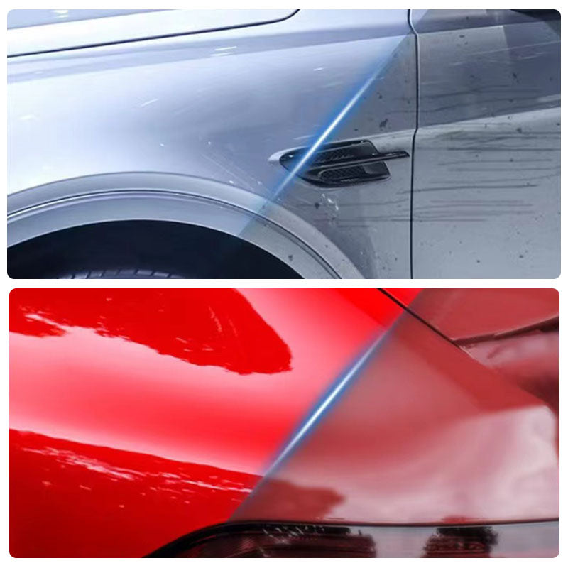 Autolak Krassen Reparatiepasta, effectieve krasverwijdering met witte pasta op spons, perfecte glansbescherming voor auto's