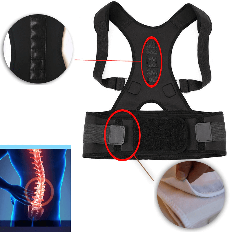 Rugcorrector met Magneet Technologie - Verlicht Pijn en Verbetert Houding