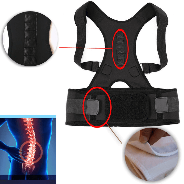 Rugcorrector met Magneet Technologie - Verlicht Pijn en Verbetert Houding