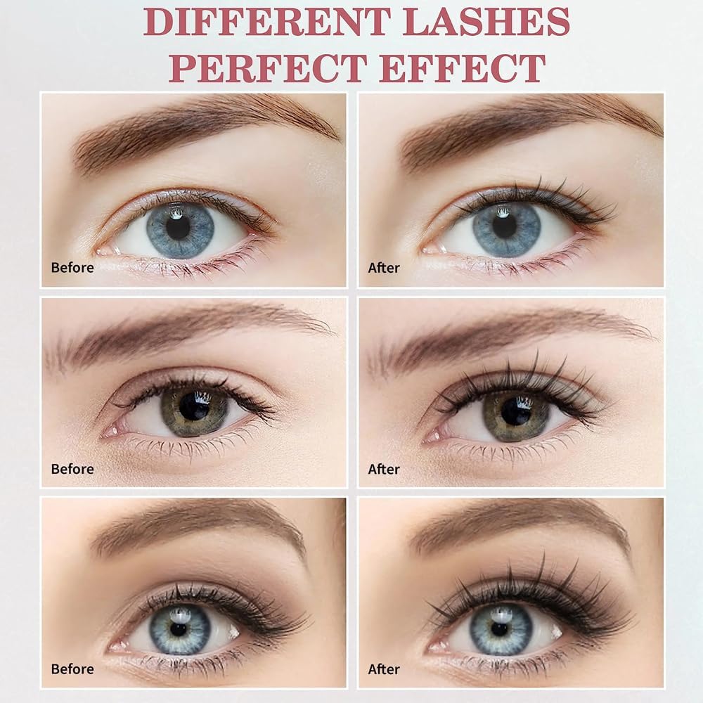 Verwarmde wimperkruller met 360°-design, voor dramatische krul en langdurige vorm de hele dag.