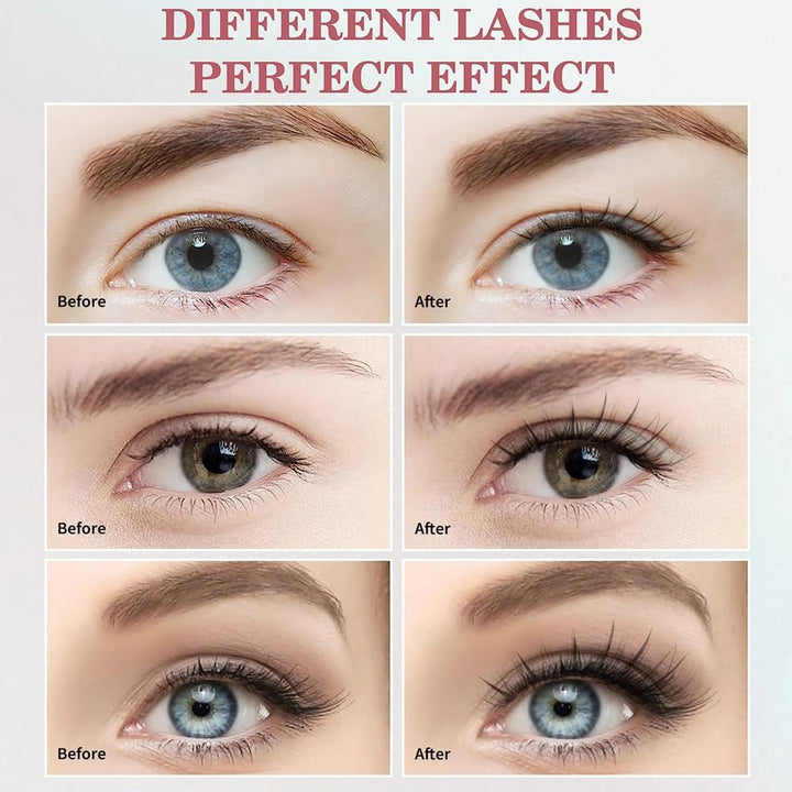 Verwarmde wimperkruller met 360°-design, voor dramatische krul en langdurige vorm de hele dag.