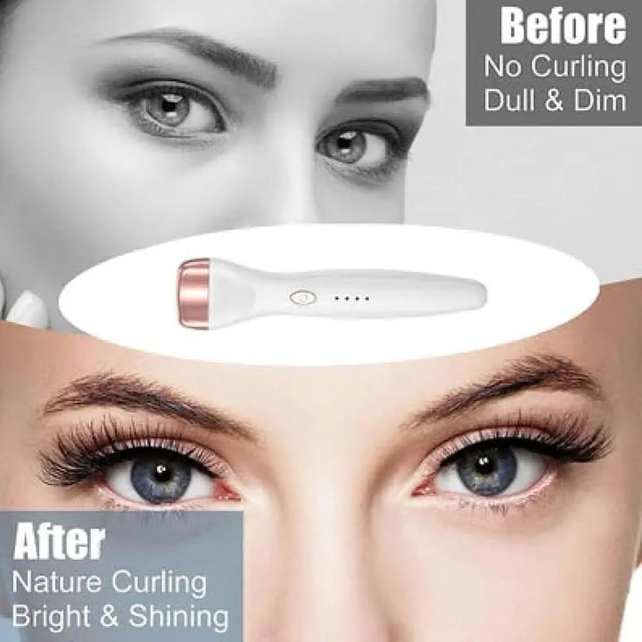 Verwarmde wimperkruller met 360°-design, voor dramatische krul en langdurige vorm de hele dag.