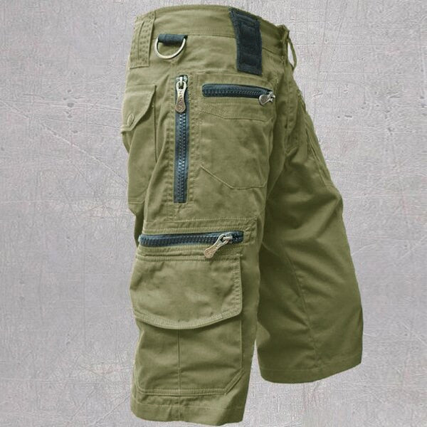 Comfortabele heren cargo shorts, ademend, met meerdere zakken, ideaal voor buitenactiviteiten en zomeravonturen.