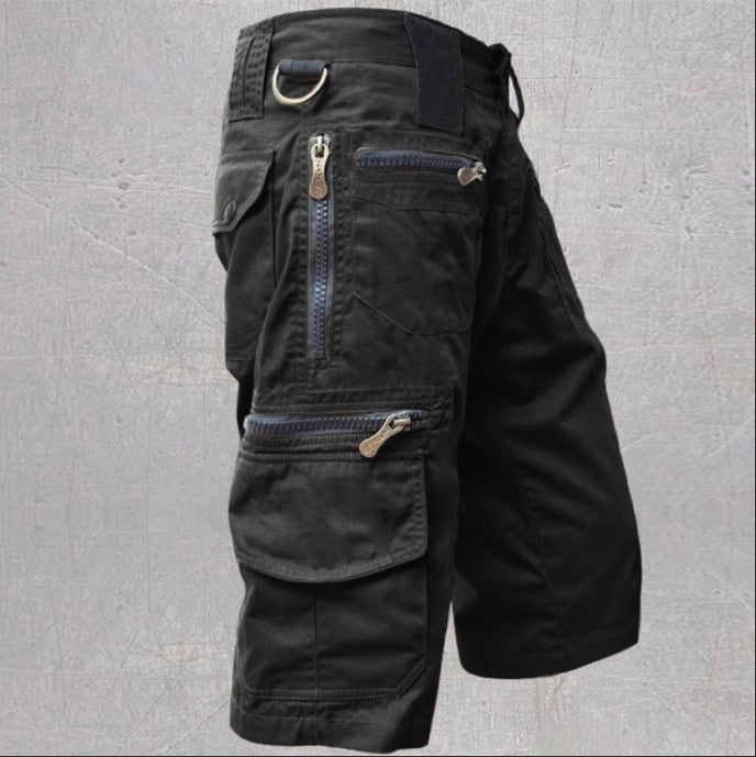 Comfortabele heren cargo shorts, ademend, met meerdere zakken, ideaal voor buitenactiviteiten en zomeravonturen.
