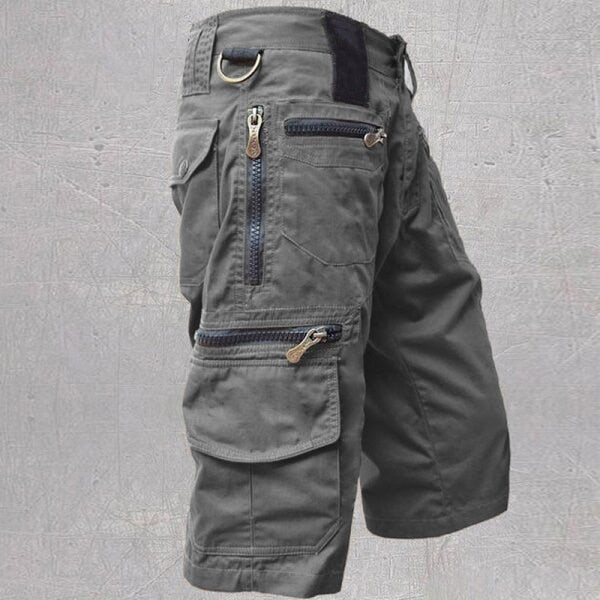 Comfortabele heren cargo shorts, ademend, met meerdere zakken, ideaal voor buitenactiviteiten en zomeravonturen.