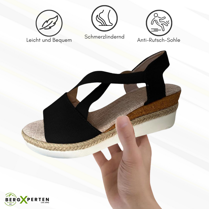 Comfortabele dames sandalen in beige, ergonomisch en antislipzool, voor pijnvrije stappen en modieus comfort.