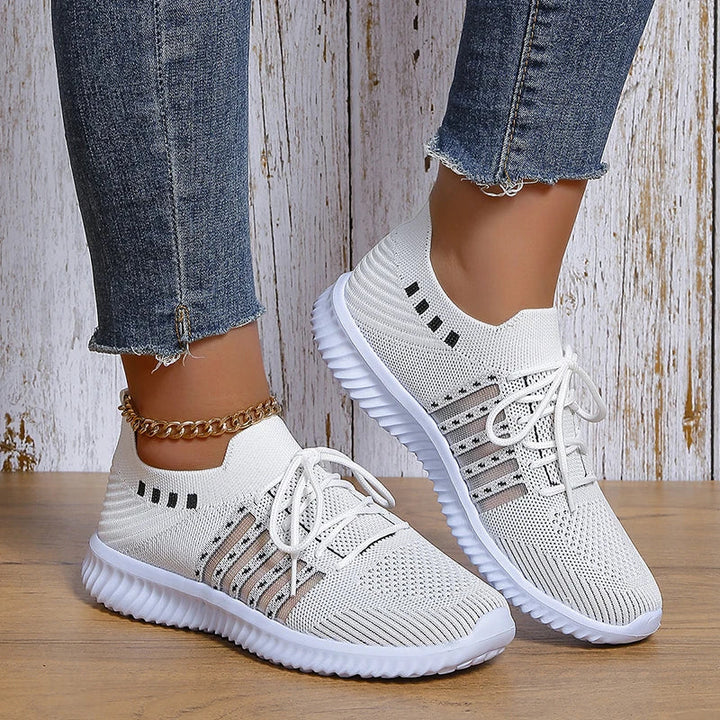 Orthopedische damessneakers in ademend mesh, ideaal voor de hele dag.