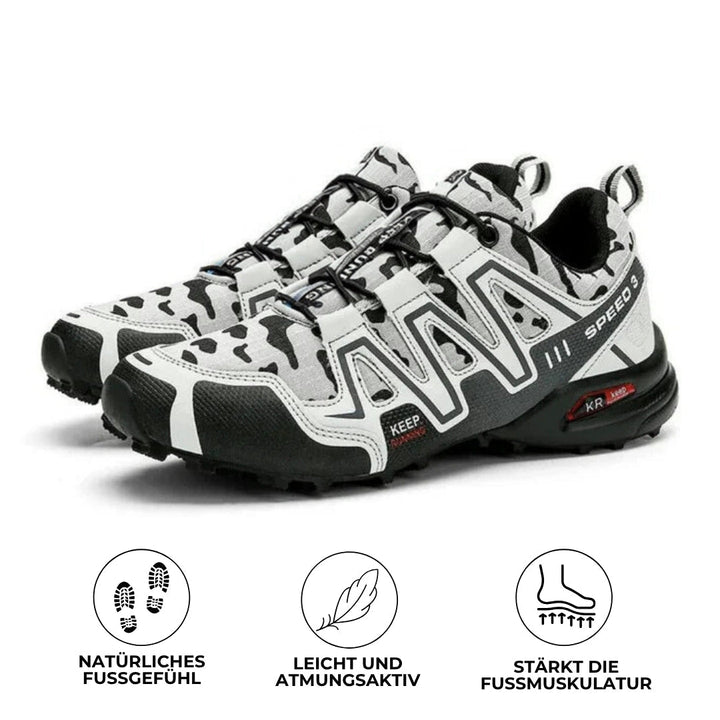 Comfortabele outdoor wandelschoenen voor dames, slip-vrije zool, ergonomisch ontwerp, ademend materiaal, bruin