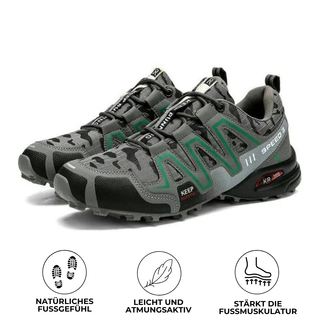 Comfortabele outdoor wandelschoenen voor dames, slip-vrije zool, ergonomisch ontwerp, ademend materiaal, bruin