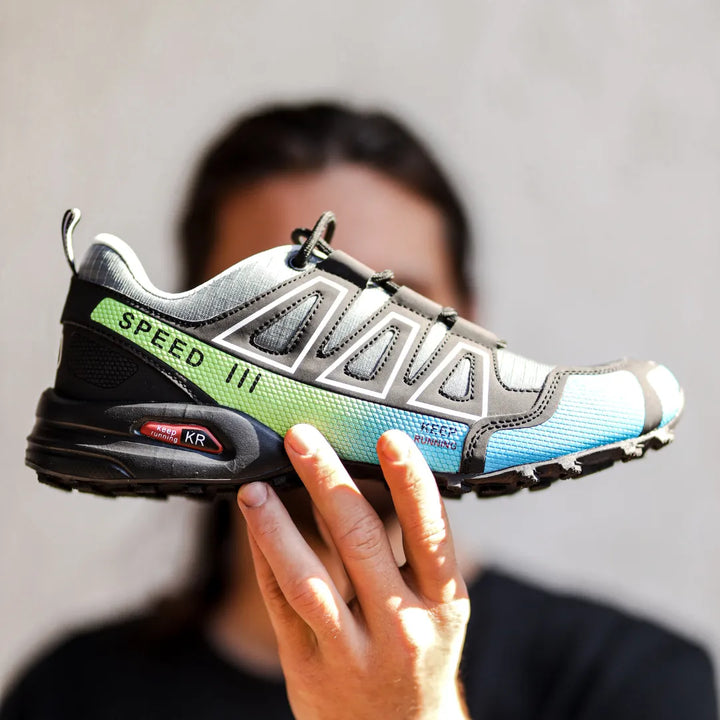 Comfortabele outdoor wandelschoenen voor dames, slip-vrije zool, ergonomisch ontwerp, ademend materiaal, bruin