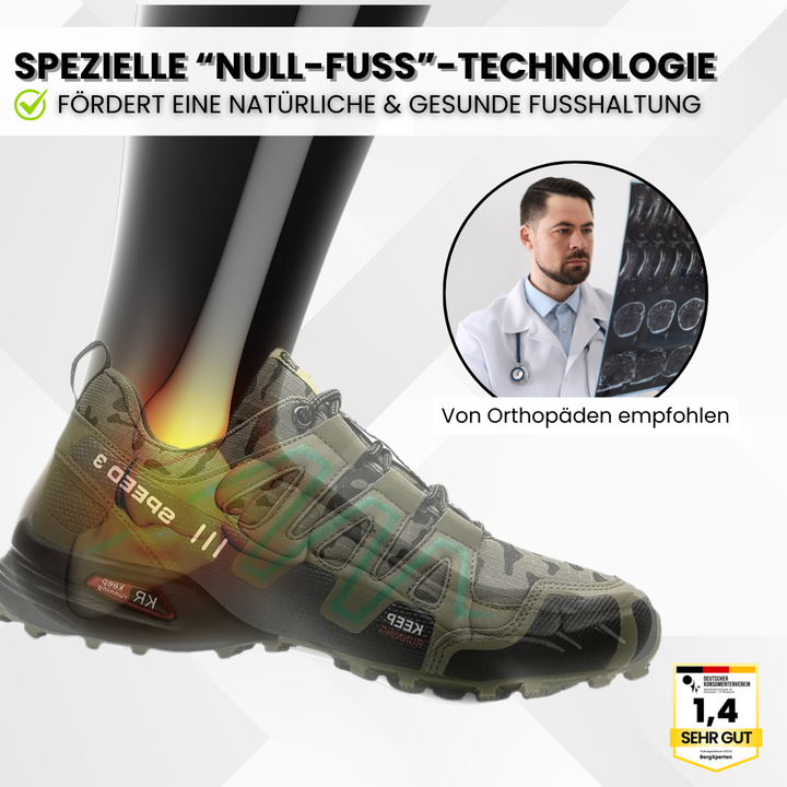 Comfortabele outdoor wandelschoenen voor dames, slip-vrije zool, ergonomisch ontwerp, ademend materiaal, bruin