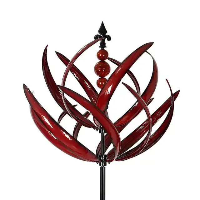 Grote windspinner tuindecoratie voor de tuin. Een betoverende windmolen die beweging en kleur toevoegt.