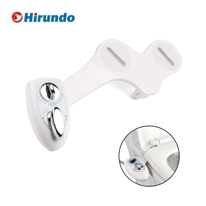 Bidet toilet opzetstuk met roestvrijstalen accessoire en zelfreinigende sproeiers voor eenvoudige montage en efficiënte reiniging
