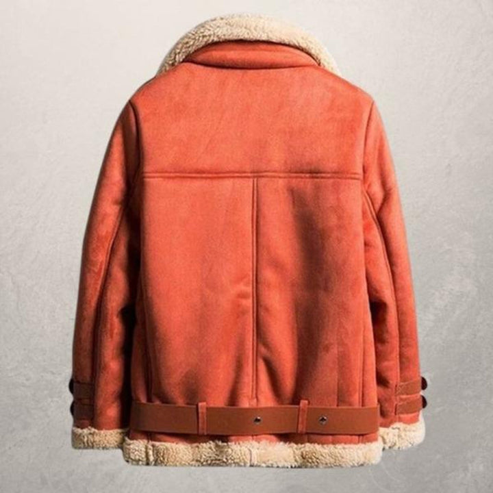 Dames bikerjack in suède-look, stijlvol en comfortabel met een elegante afwerking en duurzaam materiaal.