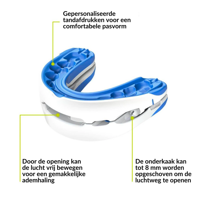 Persoonlijke verzorging: anti-snurk mondstuk voor een frisse start & minder slaapproblemen.