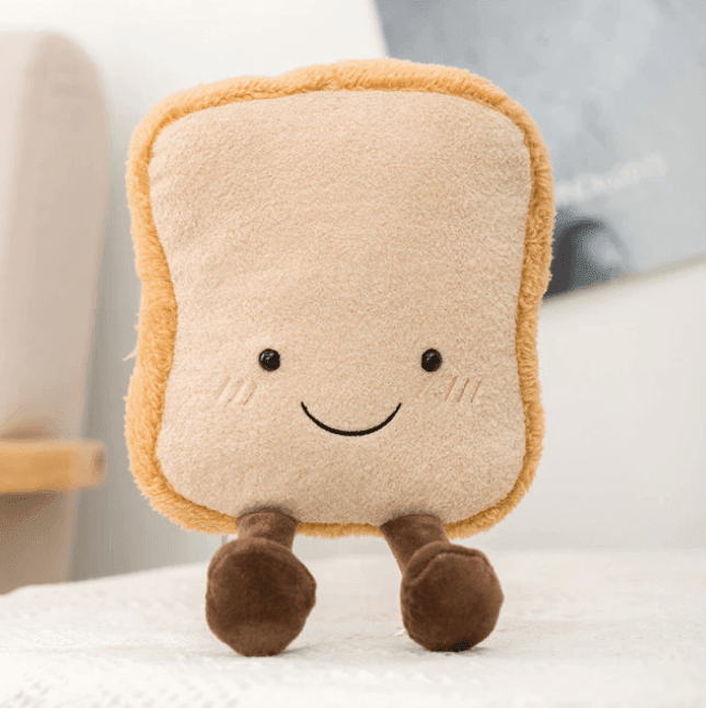 Krakeling Croissant Toastbrood Pluche Speelgoed, zacht, handgemaakt, perfect voor kinderen, huidvriendelijk en milieuvriendelijk