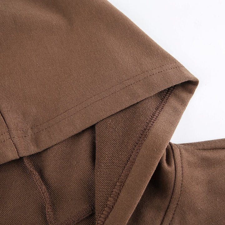 Roze dameskleding: trendy cropped zip-up hoodie met capuchon, figuurbetonte pasvorm.