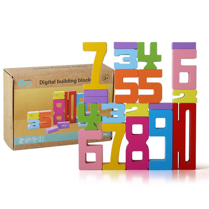Kleurrijke educatieve leerblokken, ideaal voor kinderen om spelenderwijs cijfers te ontdekken; bevordert creativiteit en wiskundig begrip