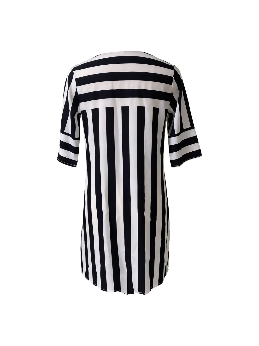 Charmante dames zomerjurk met tijdloos gestreept patroon, mini-silhouet, ademend materiaal voor een stijlvolle zomerlook